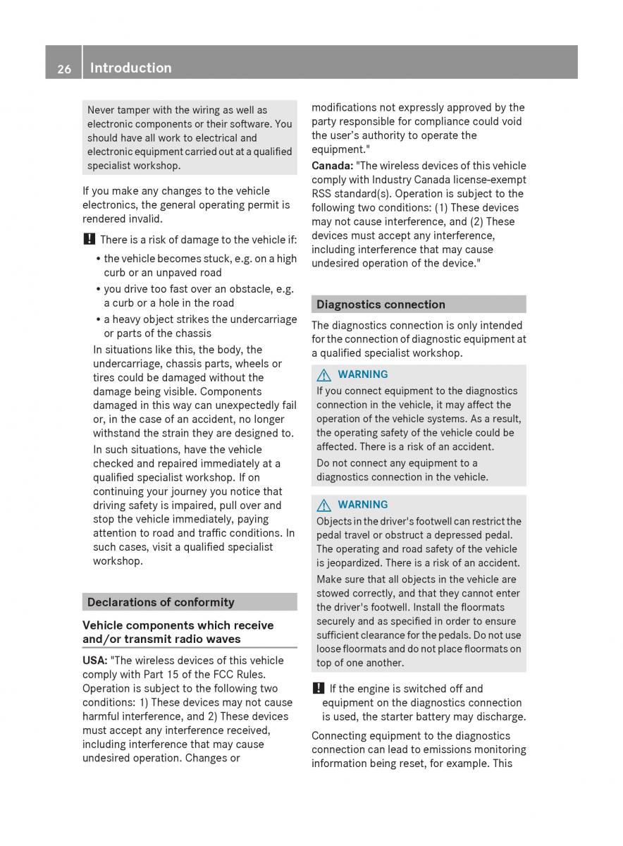 Mercedes Benz S Class W222 owners manual / page 28