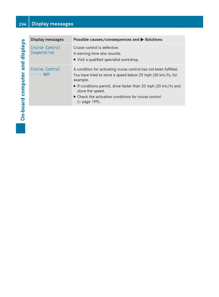 Mercedes Benz S Class W222 owners manual / page 296