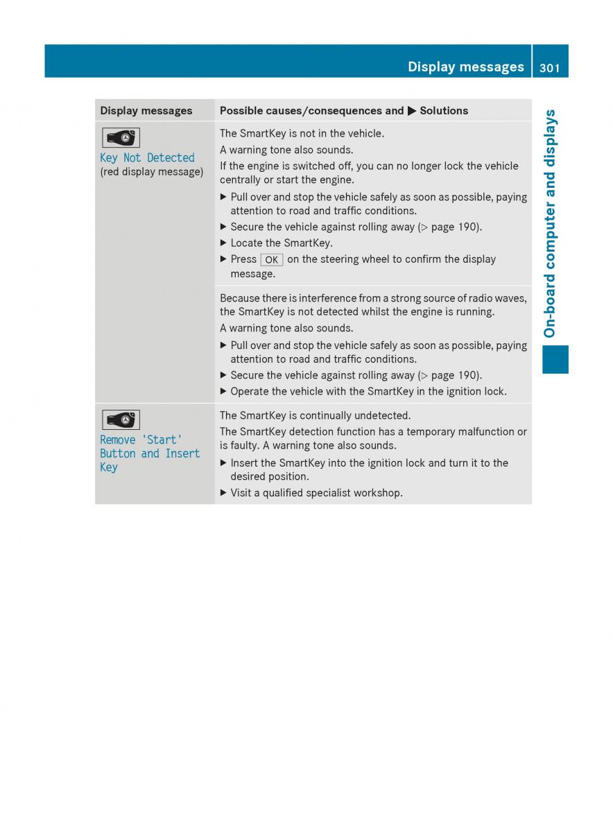 Mercedes Benz S Class W222 owners manual / page 303