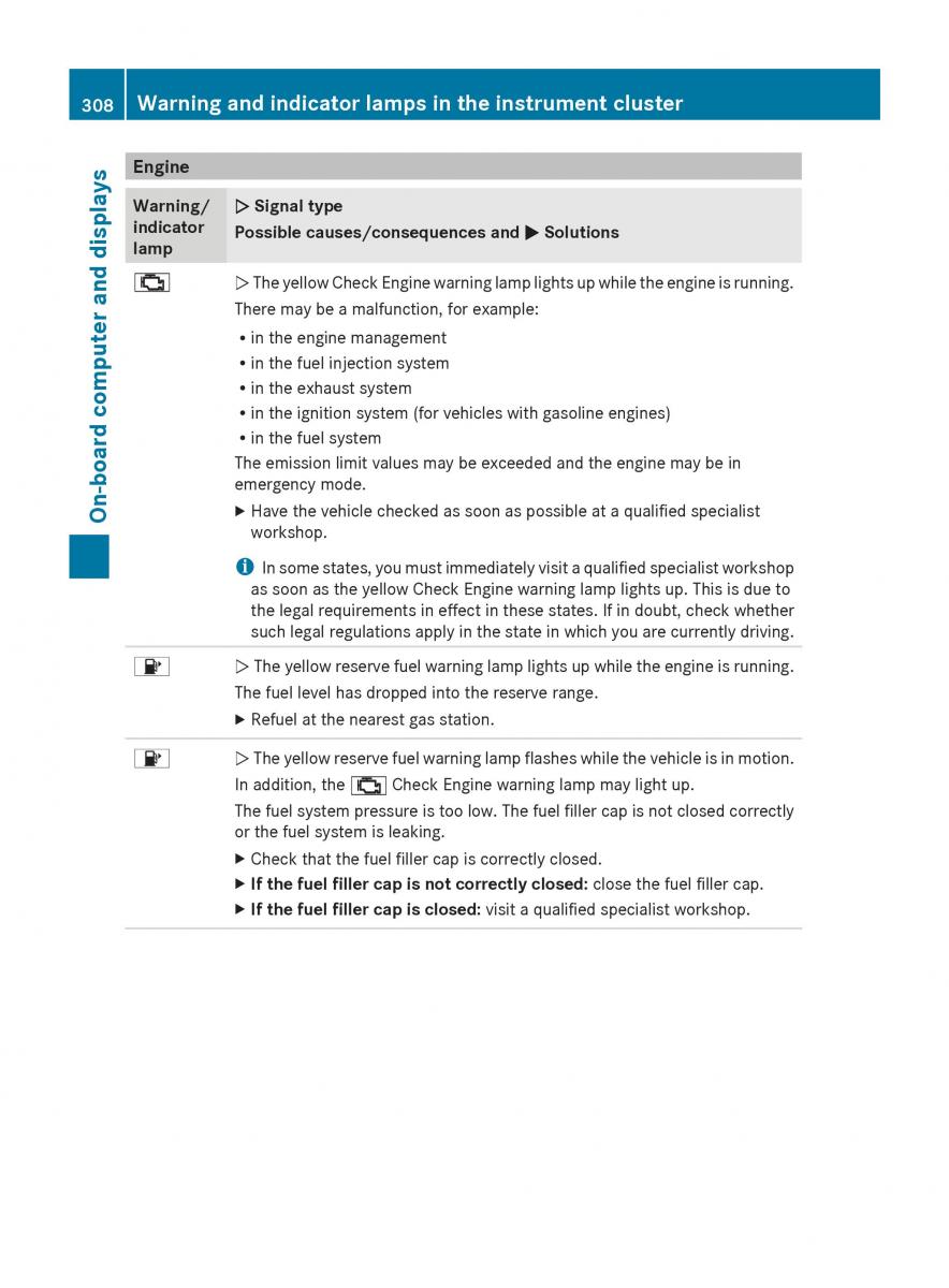 Mercedes Benz S Class W222 owners manual / page 310