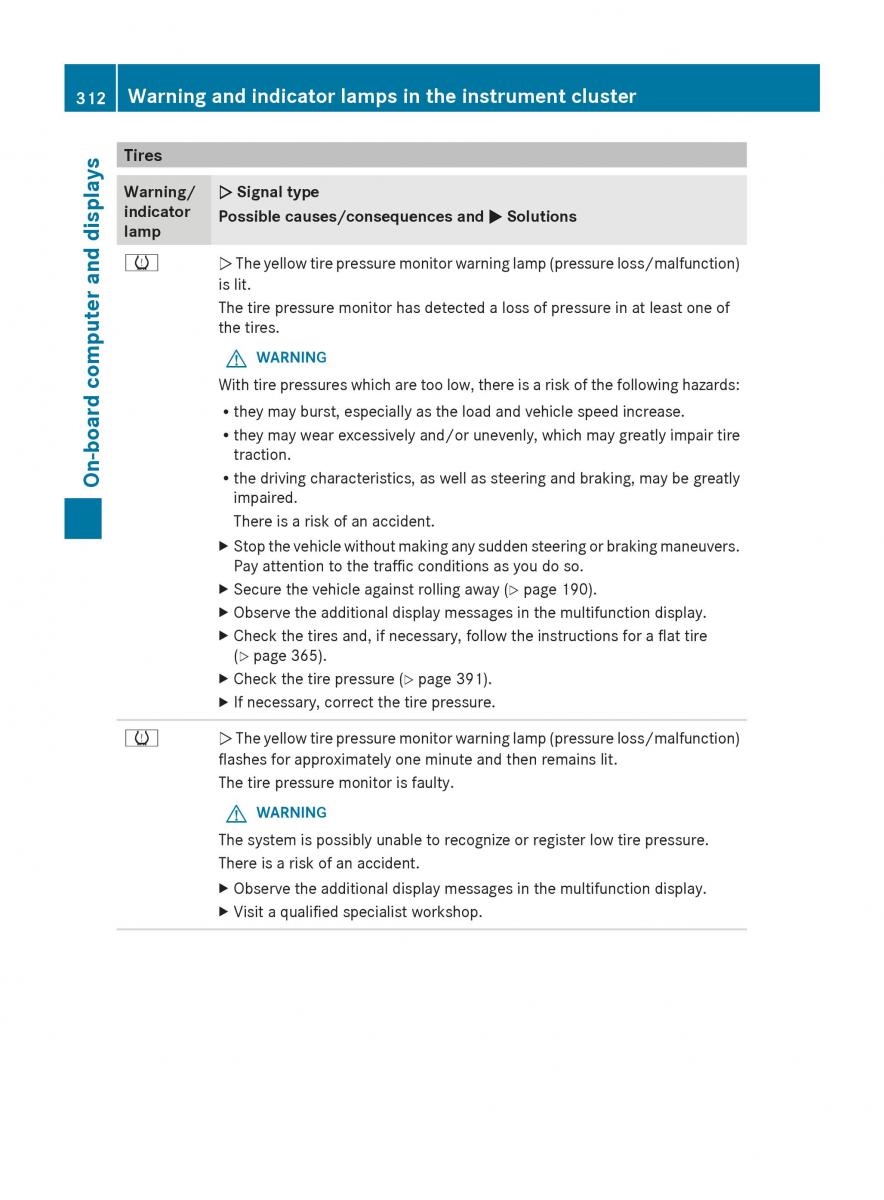 Mercedes Benz S Class W222 owners manual / page 314