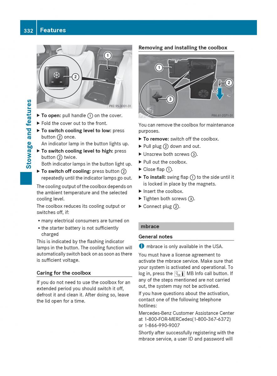 Mercedes Benz S Class W222 owners manual / page 334