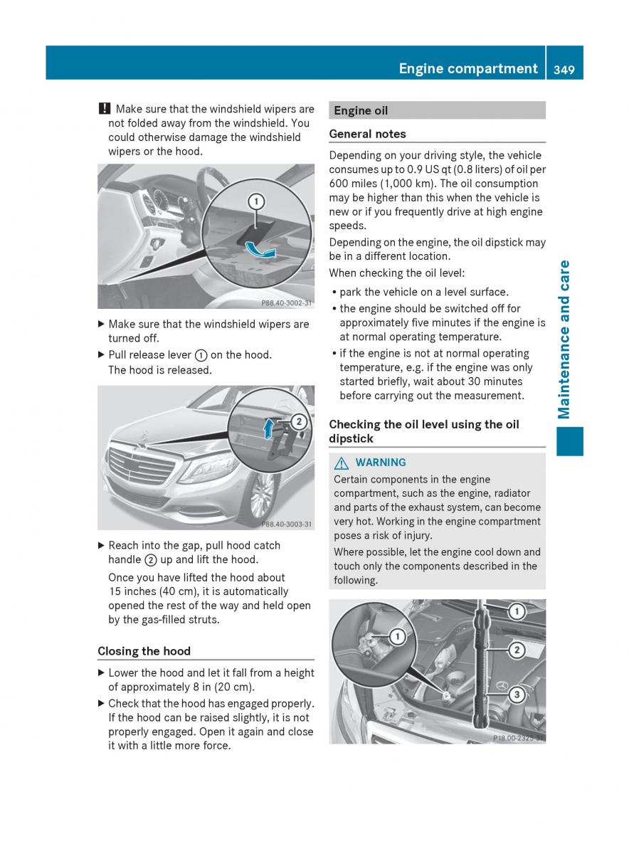 Mercedes Benz S Class W222 owners manual / page 351