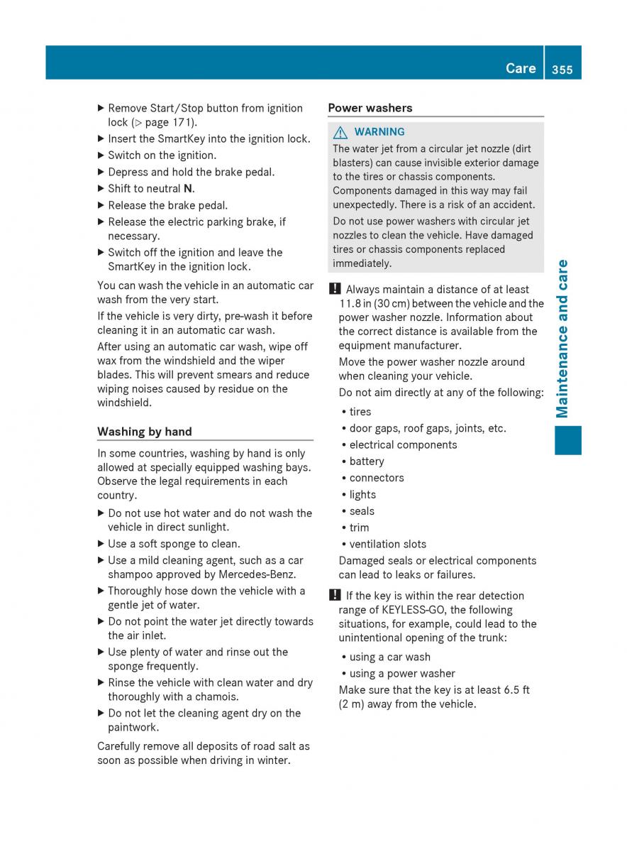 Mercedes Benz S Class W222 owners manual / page 357