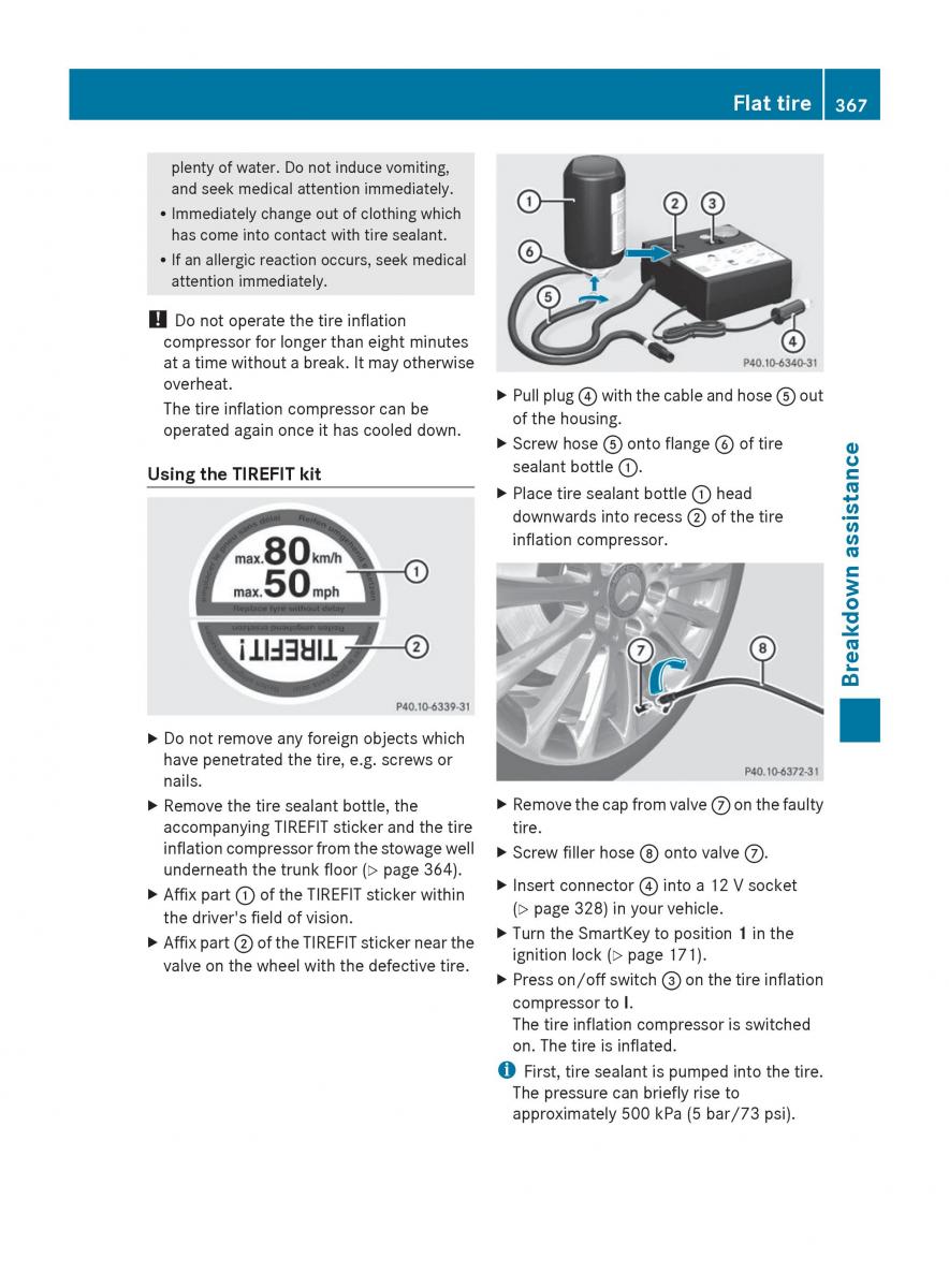 Mercedes Benz S Class W222 owners manual / page 369