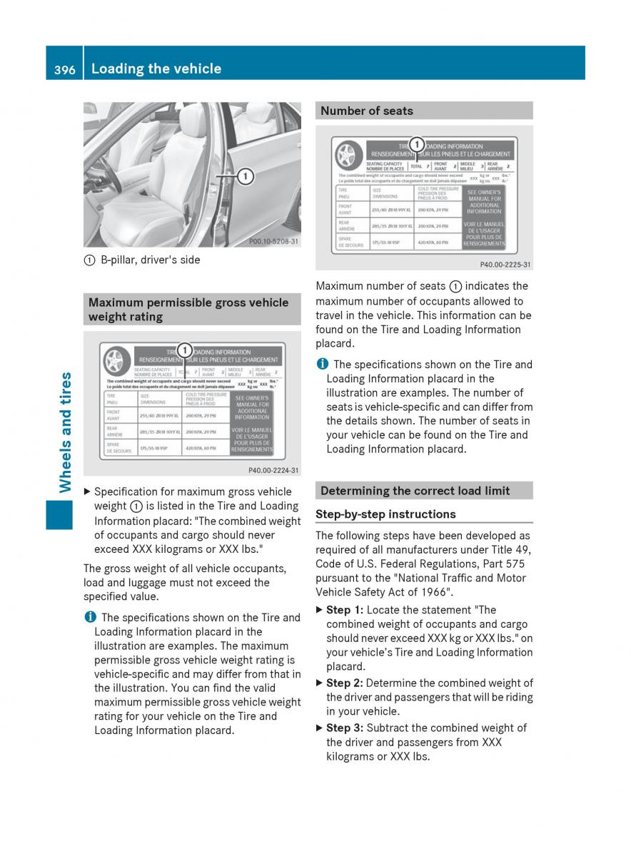 Mercedes Benz S Class W222 owners manual / page 398