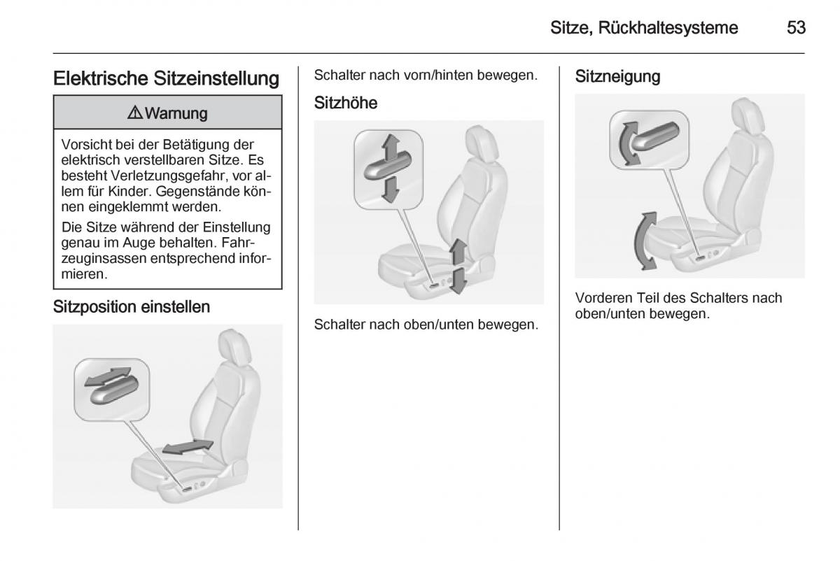 Opel Insignia Handbuch / page 55