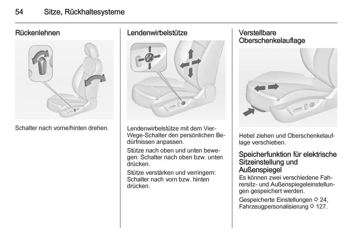 Opel Insignia Handbuch / page 56