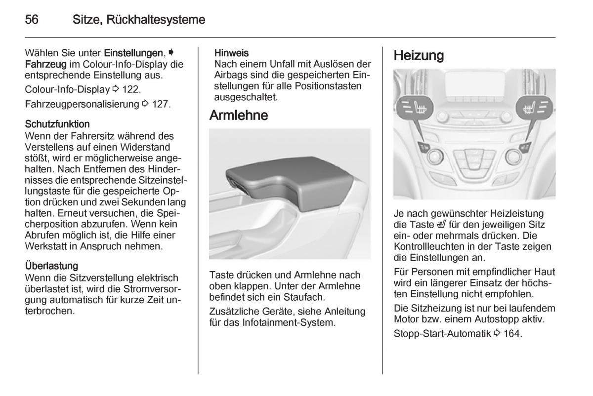 Opel Insignia Handbuch / page 58