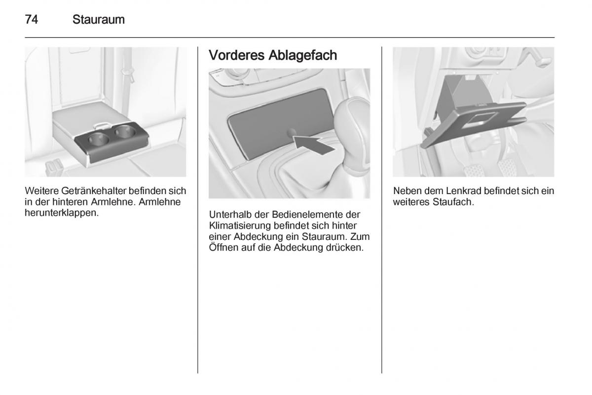 Opel Insignia Handbuch / page 76