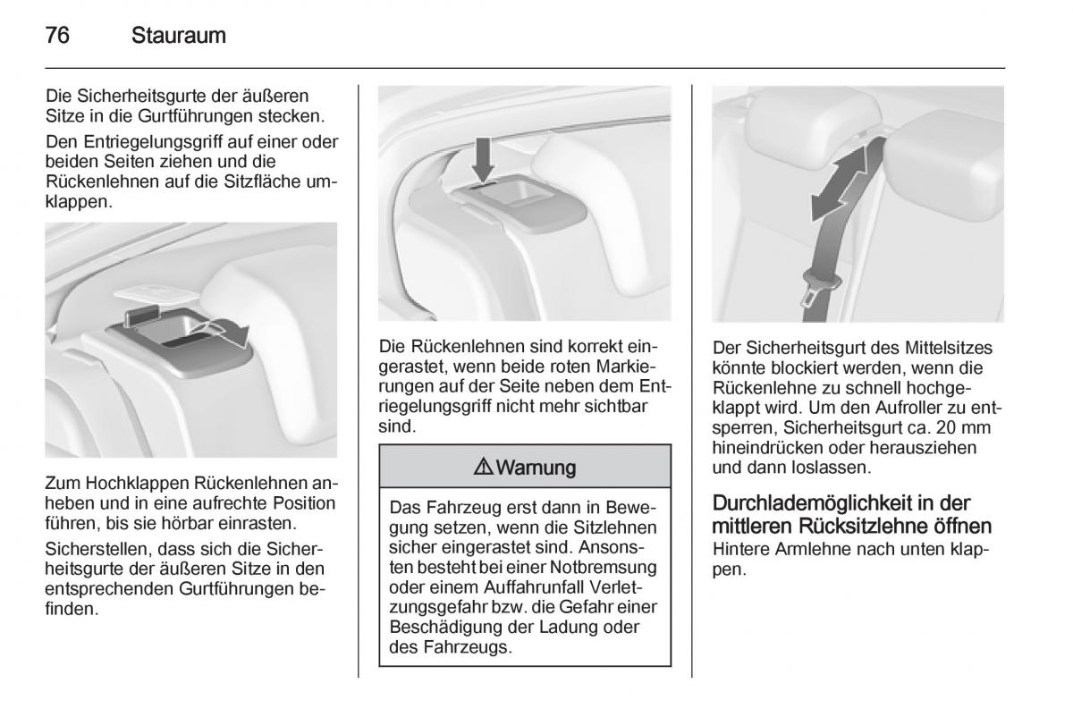 Opel Insignia Handbuch / page 78