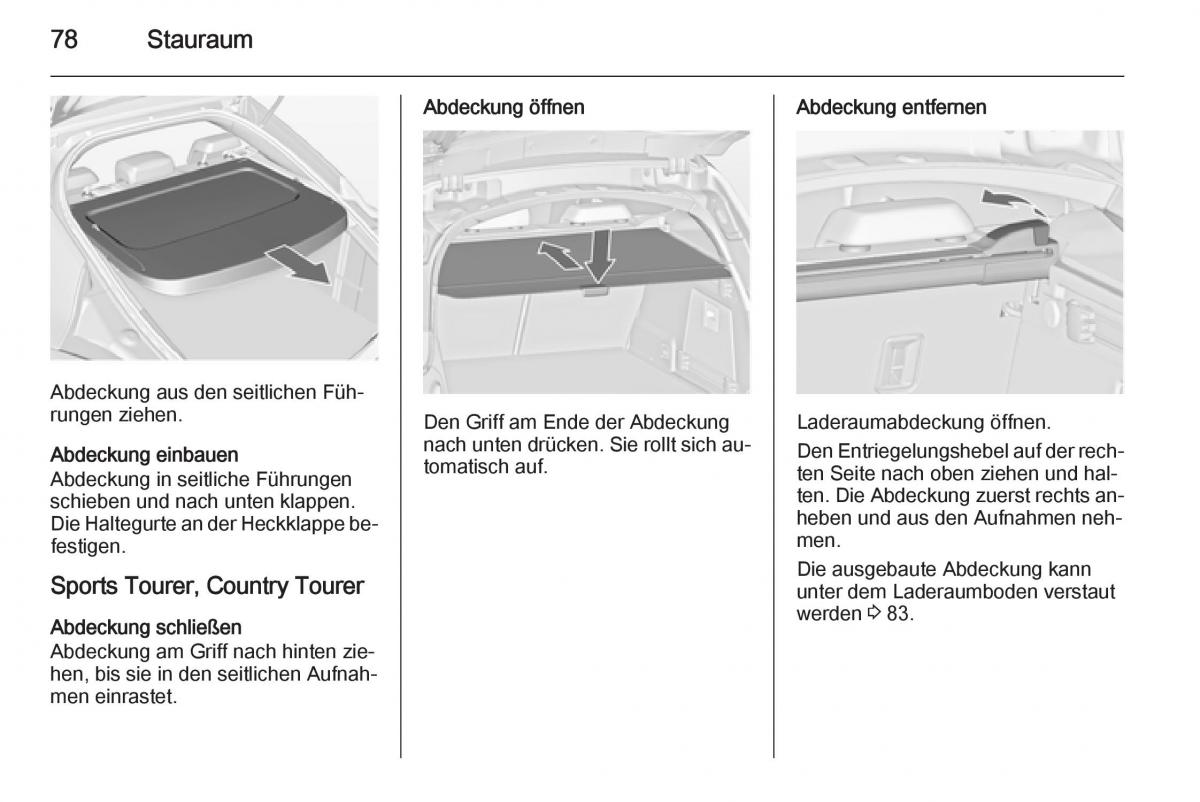 Opel Insignia Handbuch / page 80