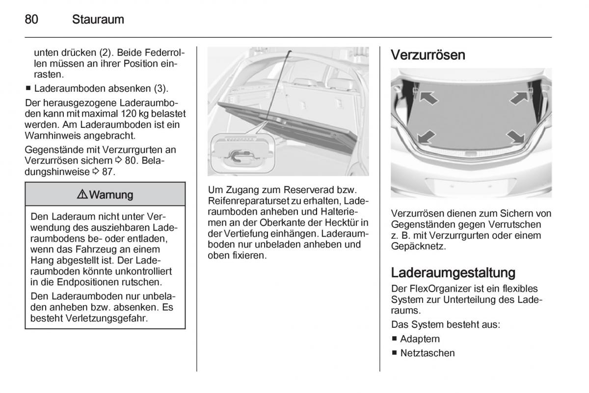 Opel Insignia Handbuch / page 82