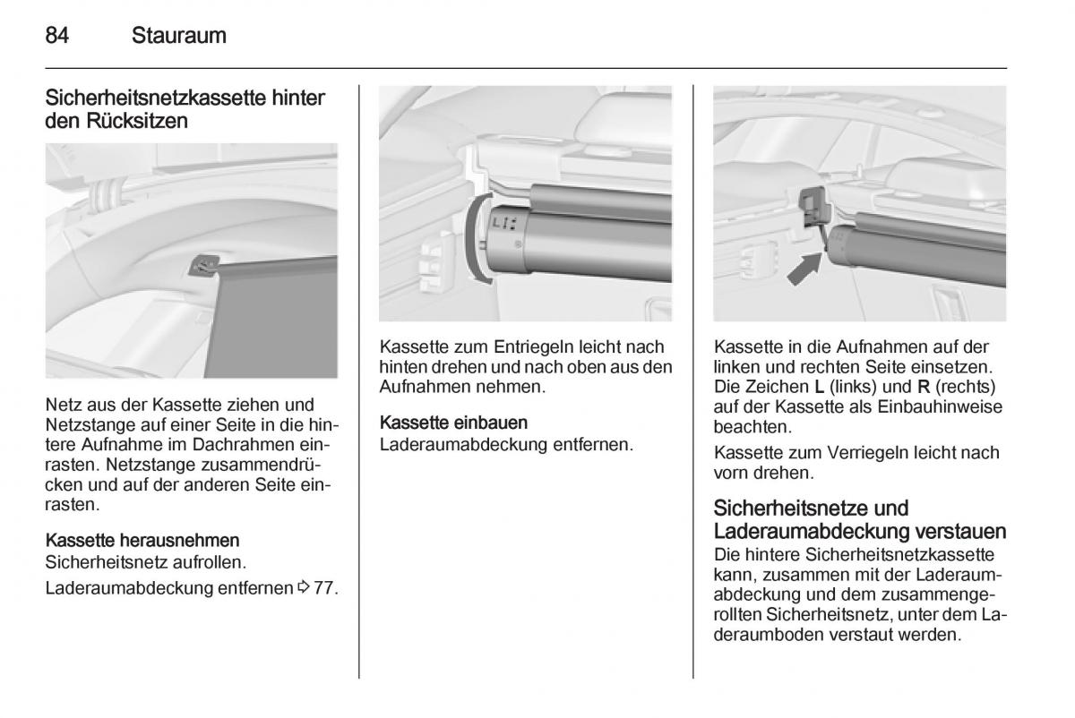 Opel Insignia Handbuch / page 86