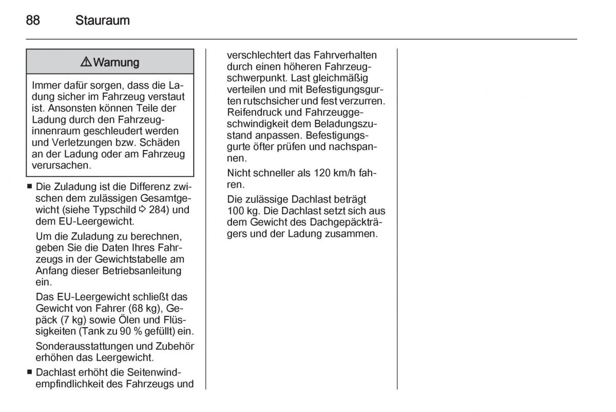 Opel Insignia Handbuch / page 90