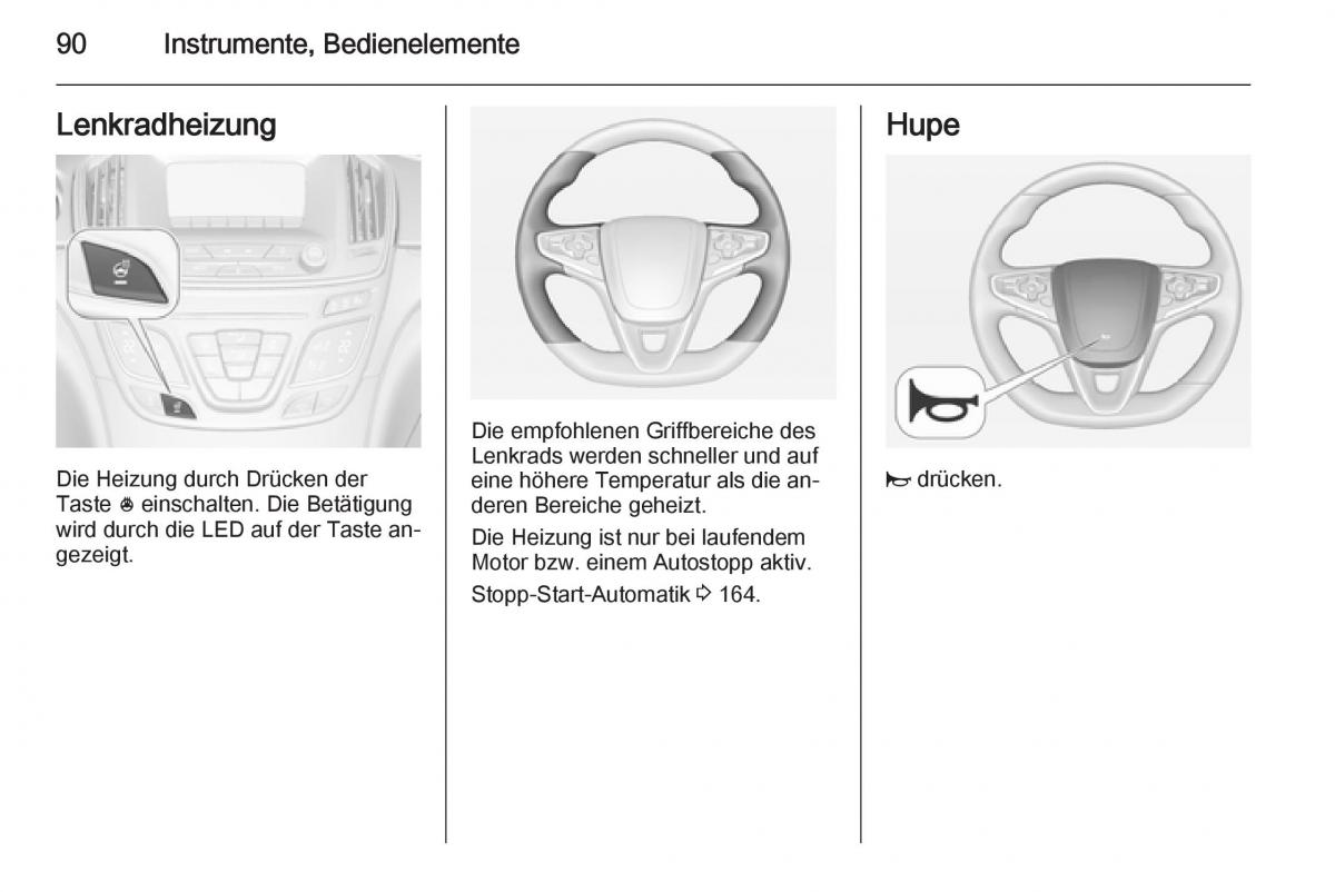 Opel Insignia Handbuch / page 92