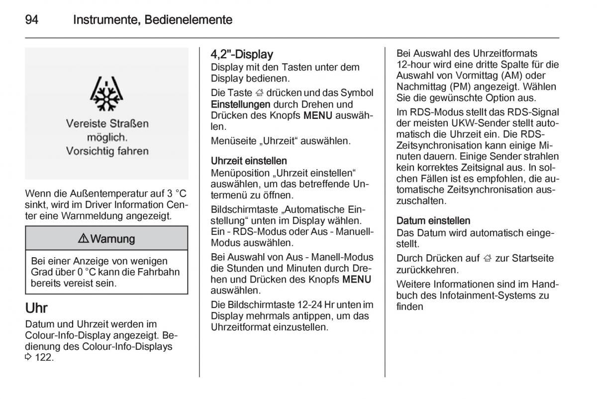 Opel Insignia Handbuch / page 96