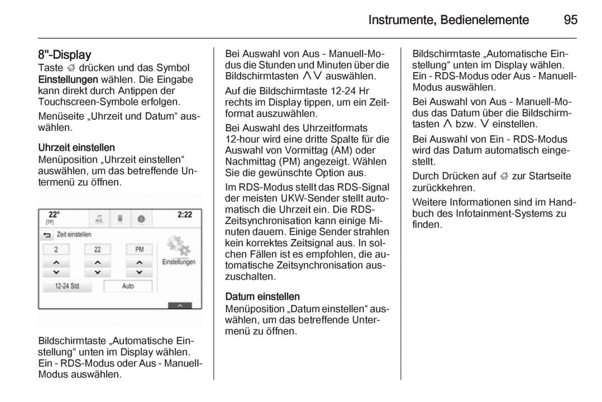 Opel Insignia Handbuch / page 97