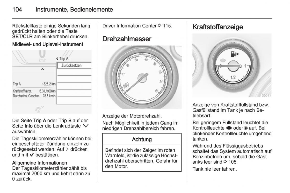 Opel Insignia Handbuch / page 106