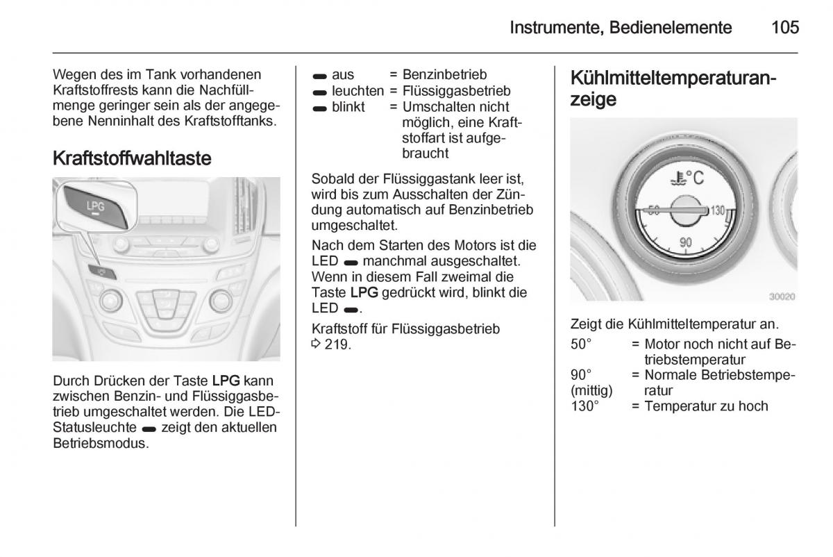 Opel Insignia Handbuch / page 107