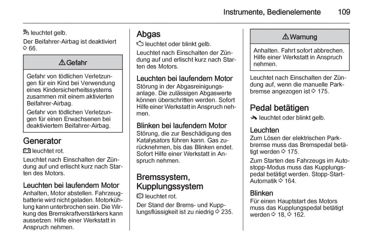 Opel Insignia Handbuch / page 111