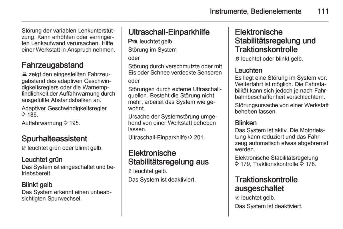 Opel Insignia Handbuch / page 113