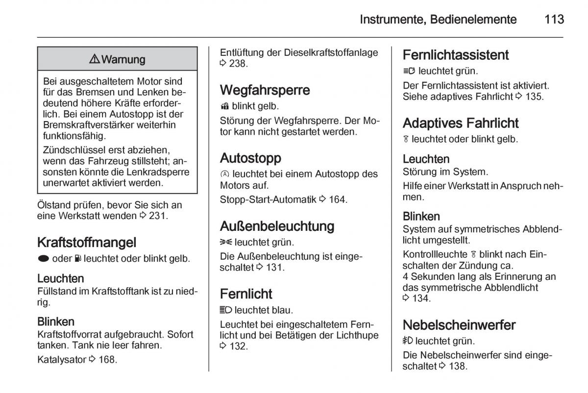 Opel Insignia Handbuch / page 115