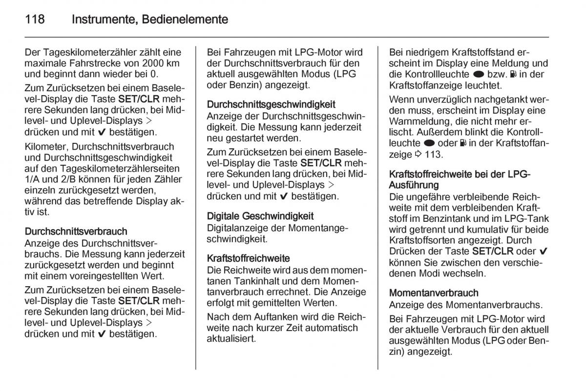 Opel Insignia Handbuch / page 120