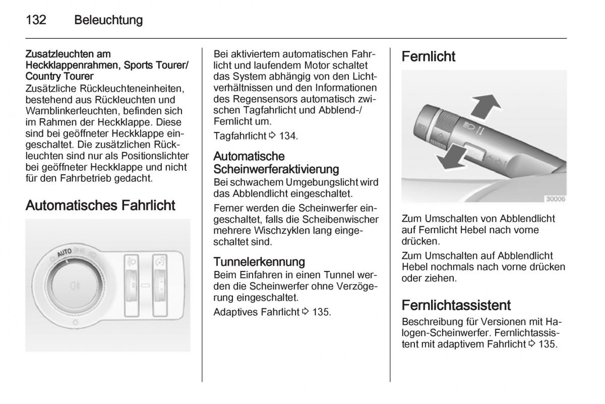 Opel Insignia Handbuch / page 134