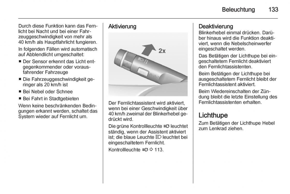 Opel Insignia Handbuch / page 135