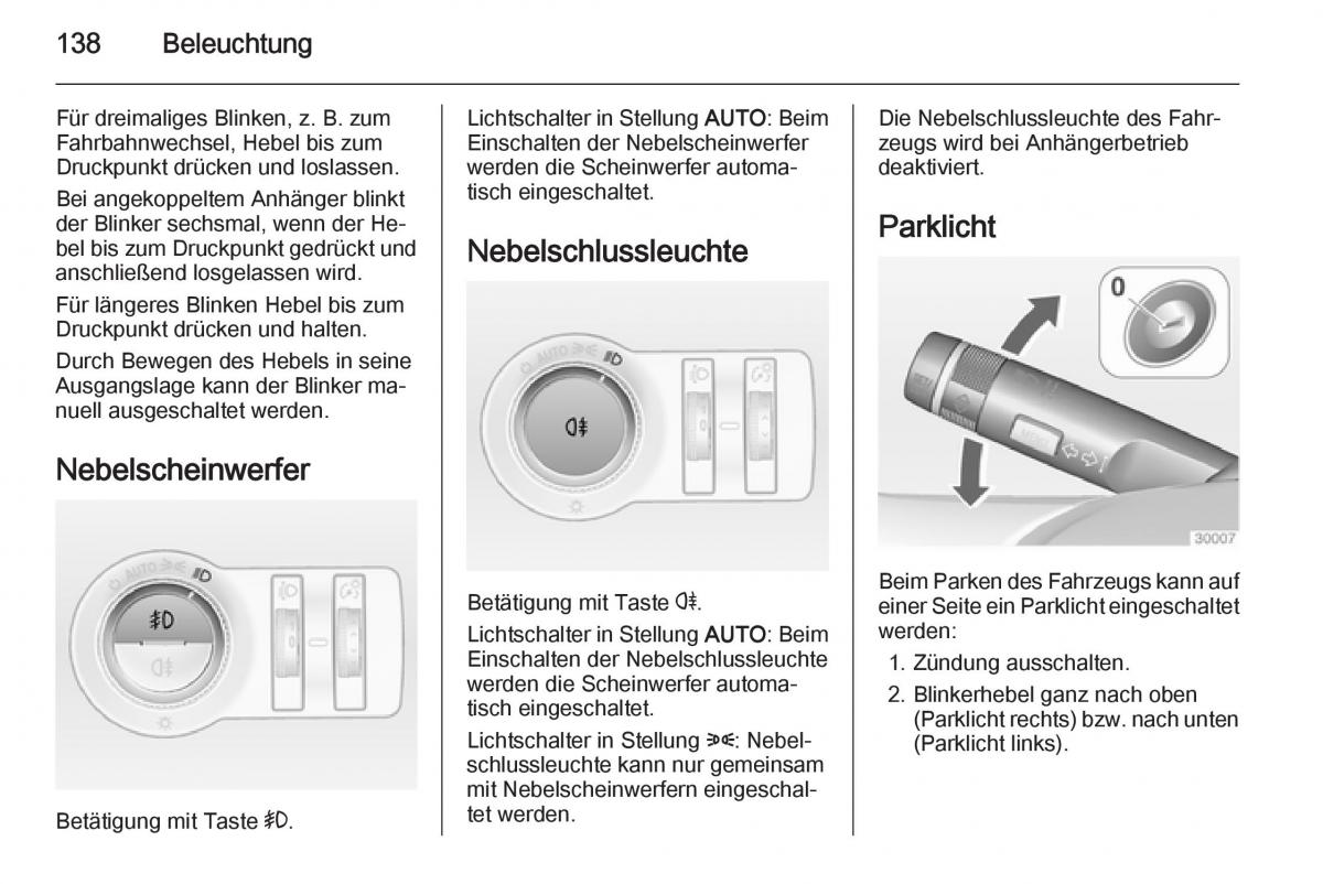 Opel Insignia Handbuch / page 140