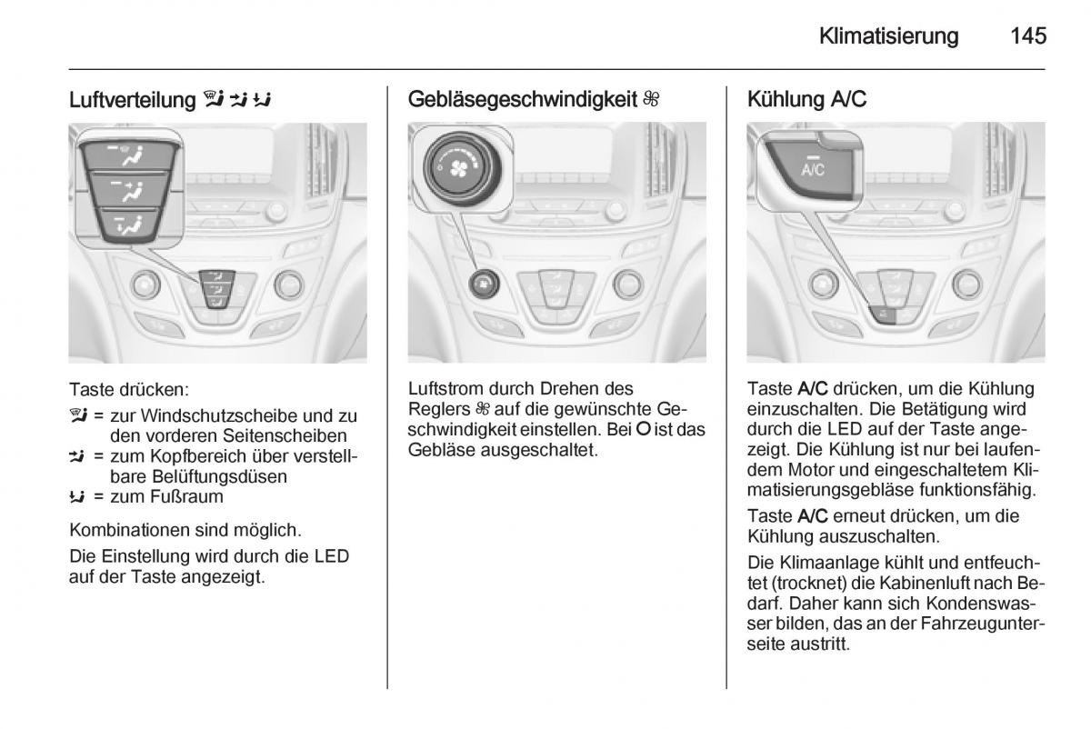 Opel Insignia Handbuch / page 147