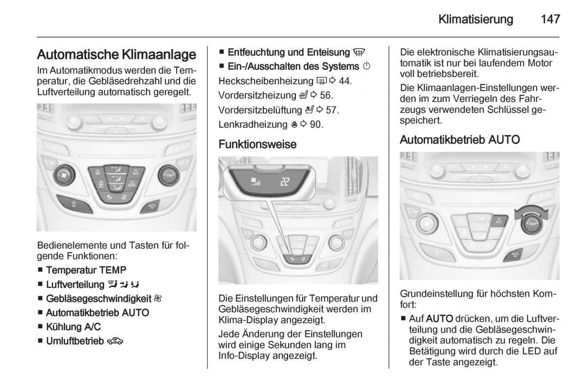 Opel Insignia Handbuch / page 149