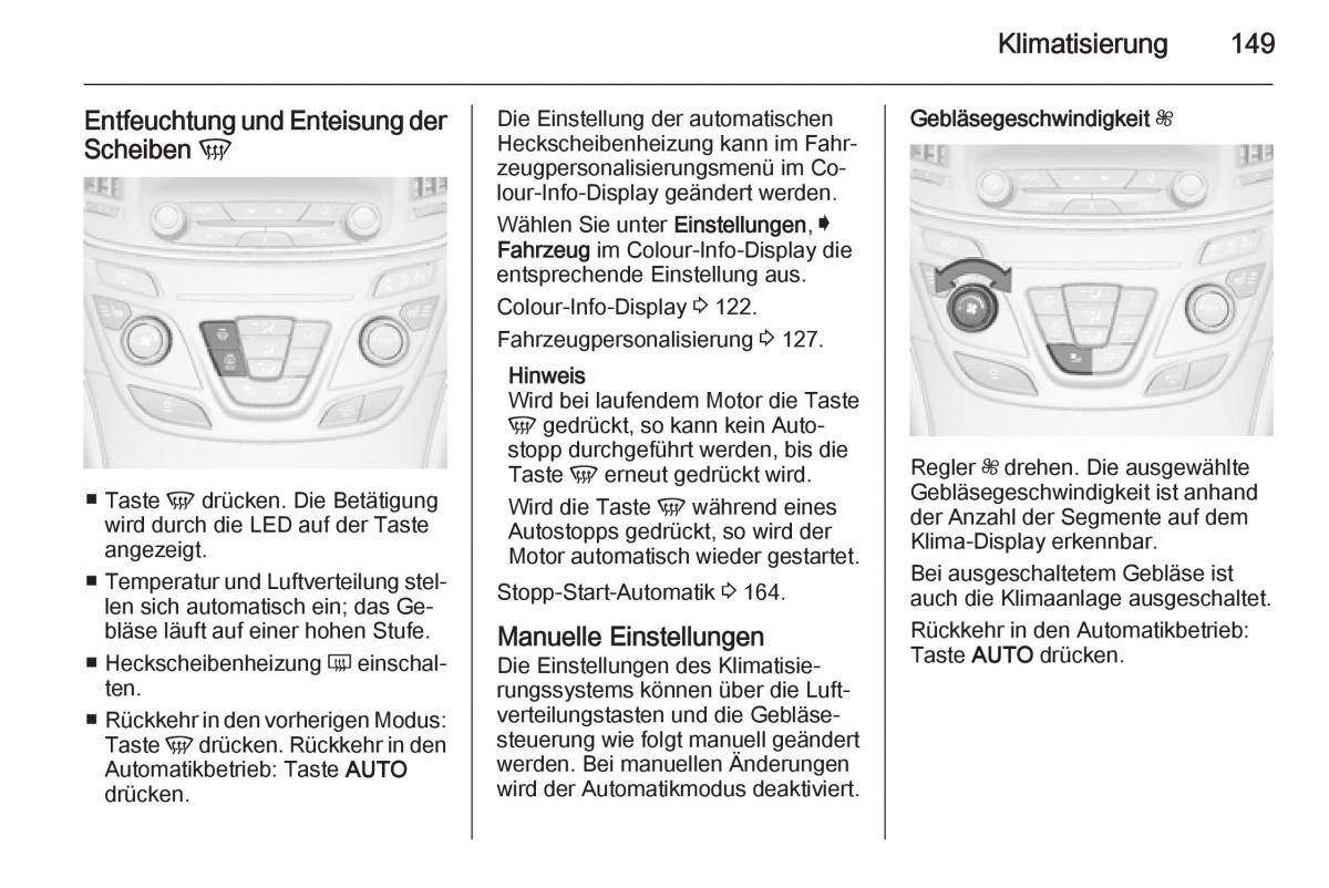 Opel Insignia Handbuch / page 151