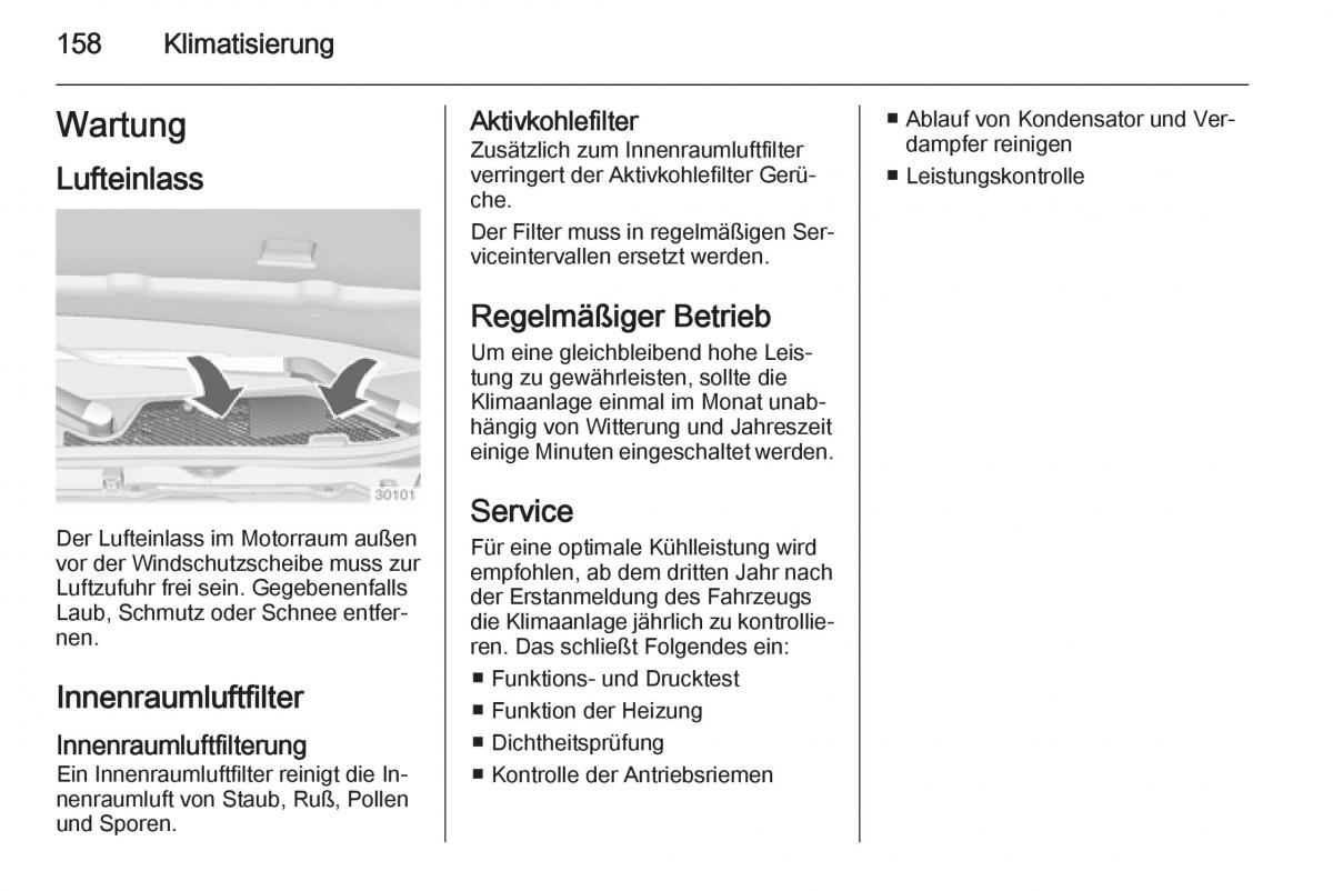 Opel Insignia Handbuch / page 160