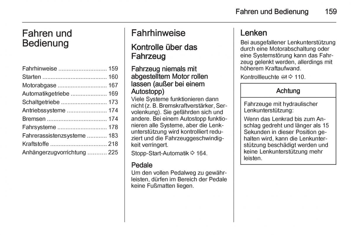 Opel Insignia Handbuch / page 161