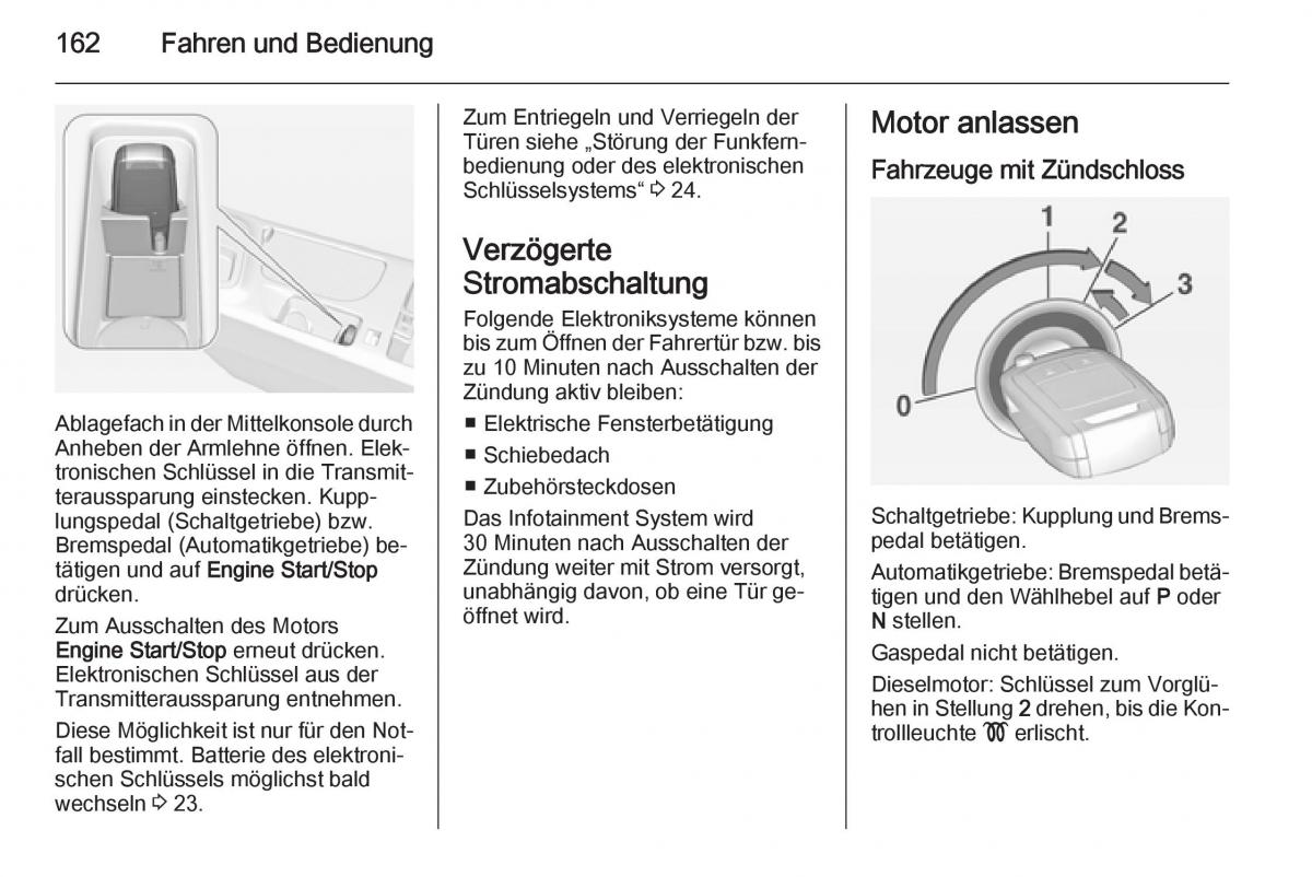 Opel Insignia Handbuch / page 164