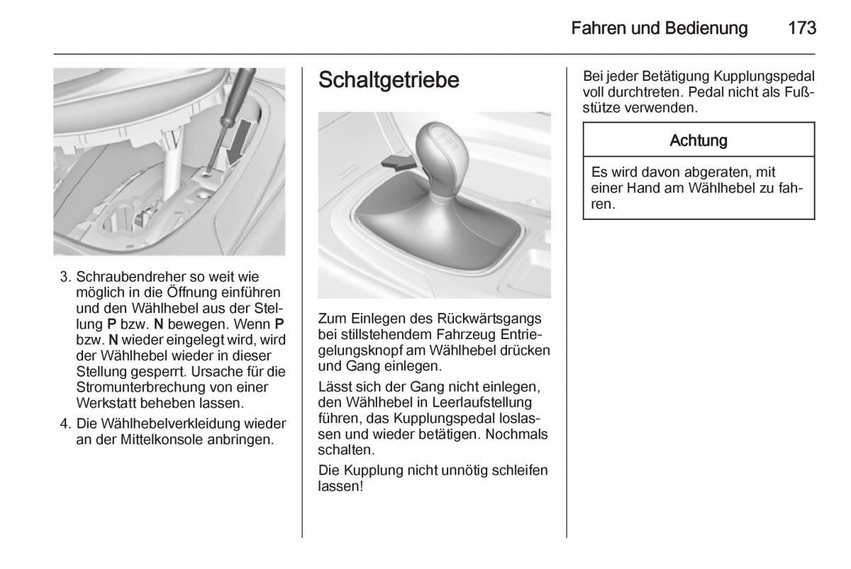 Opel Insignia Handbuch / page 175