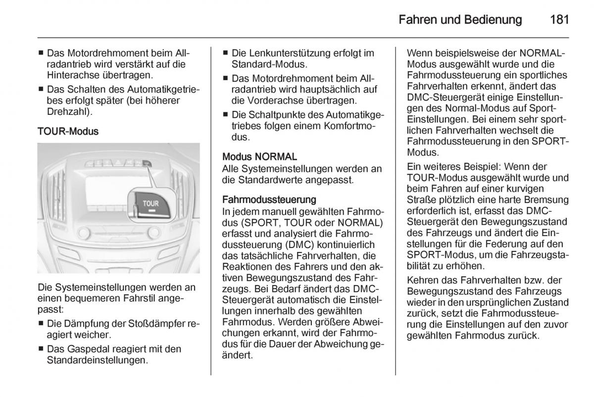 Opel Insignia Handbuch / page 183