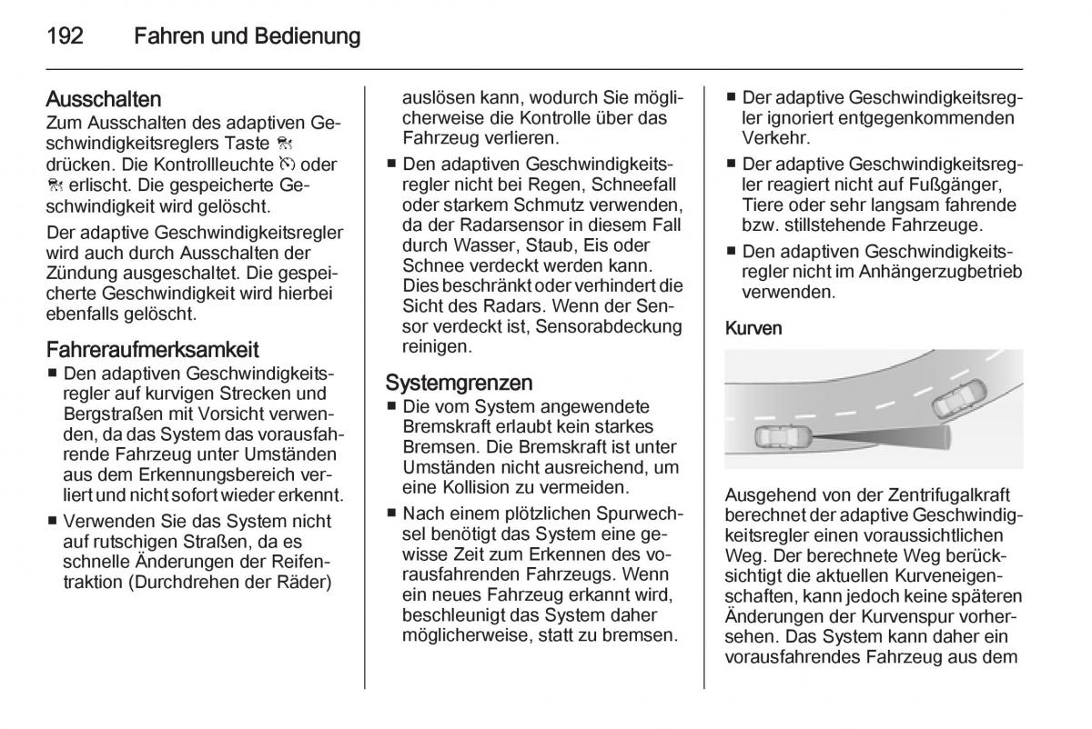 Opel Insignia Handbuch / page 194