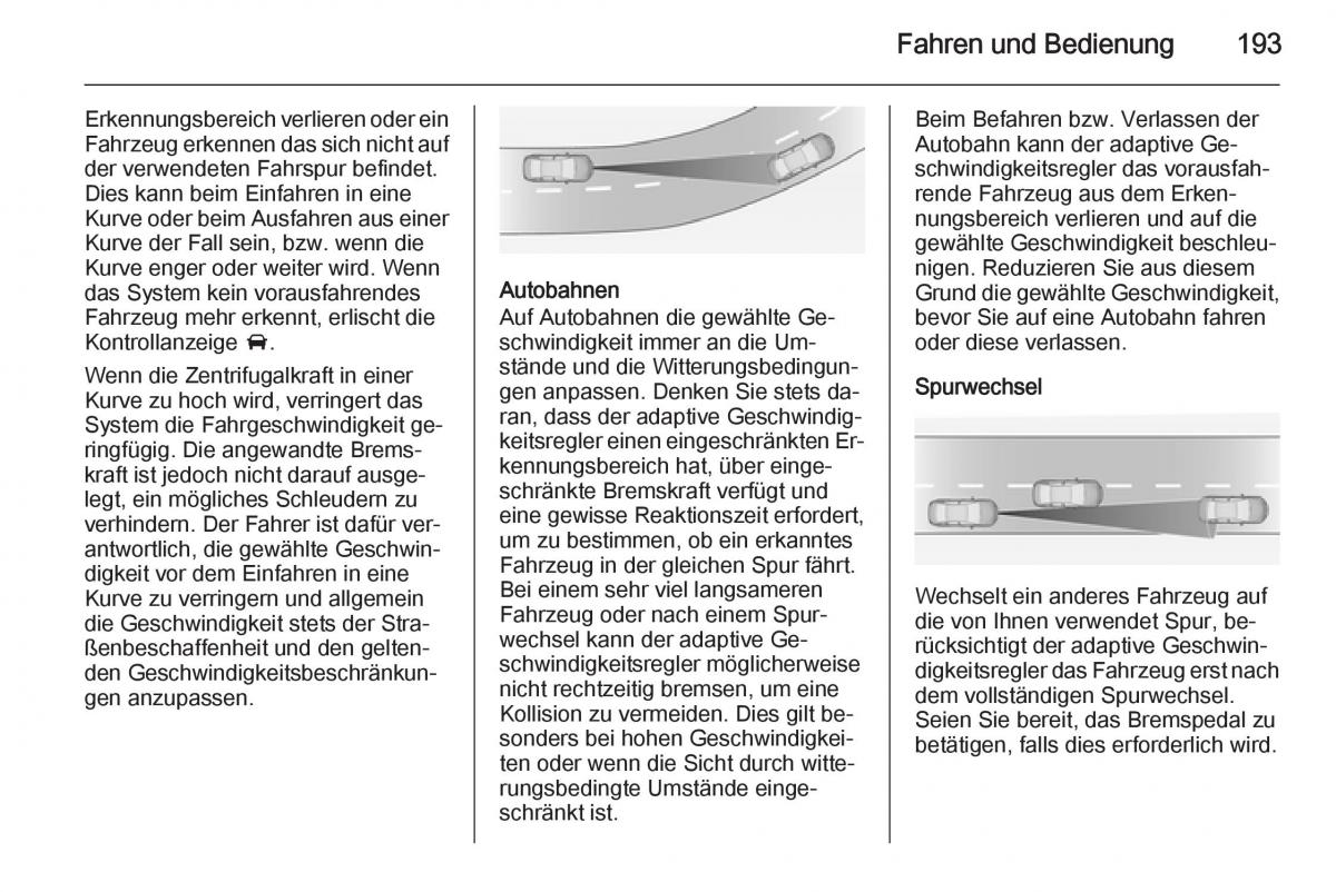 Opel Insignia Handbuch / page 195