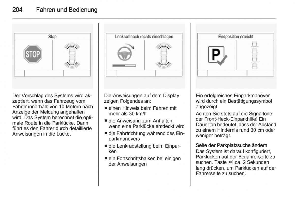 Opel Insignia Handbuch / page 206