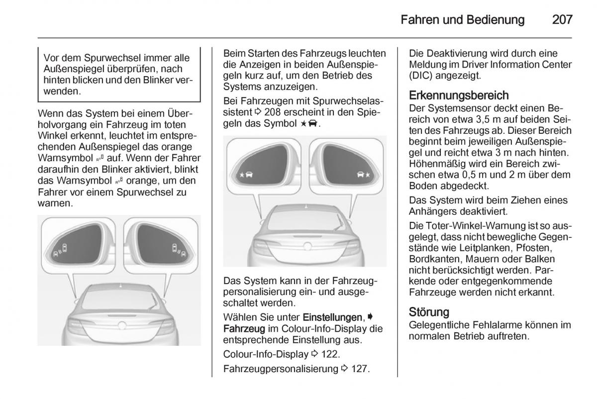 Opel Insignia Handbuch / page 209