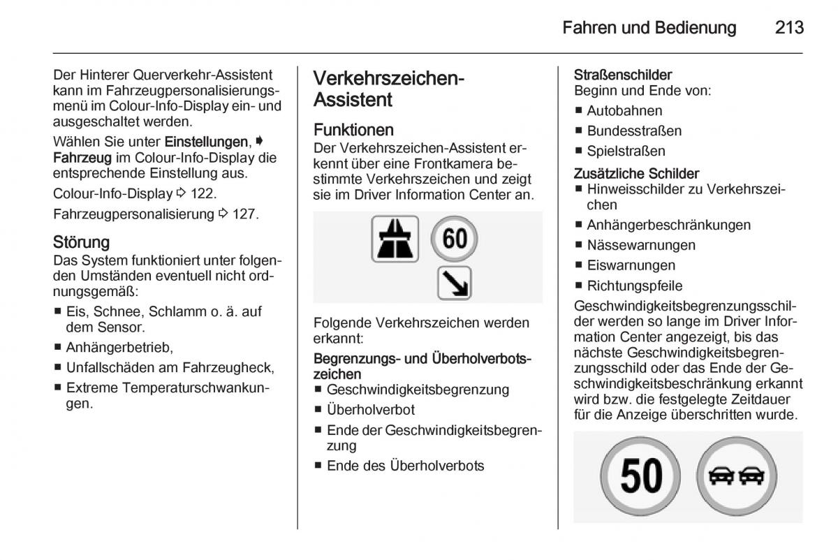 Opel Insignia Handbuch / page 215