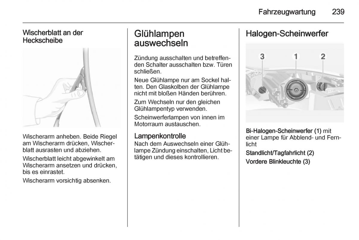 Opel Insignia Handbuch / page 241