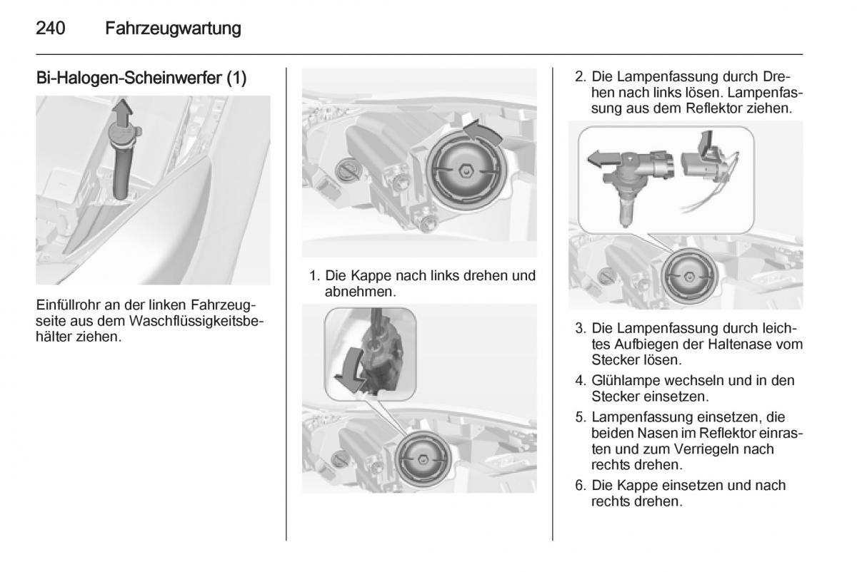 Opel Insignia Handbuch / page 242