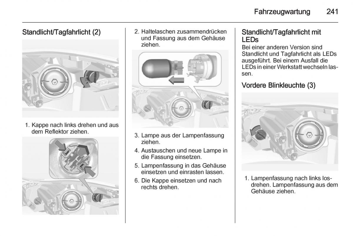 Opel Insignia Handbuch / page 243