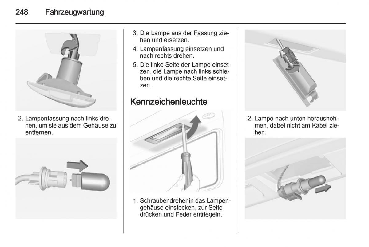 Opel Insignia Handbuch / page 250