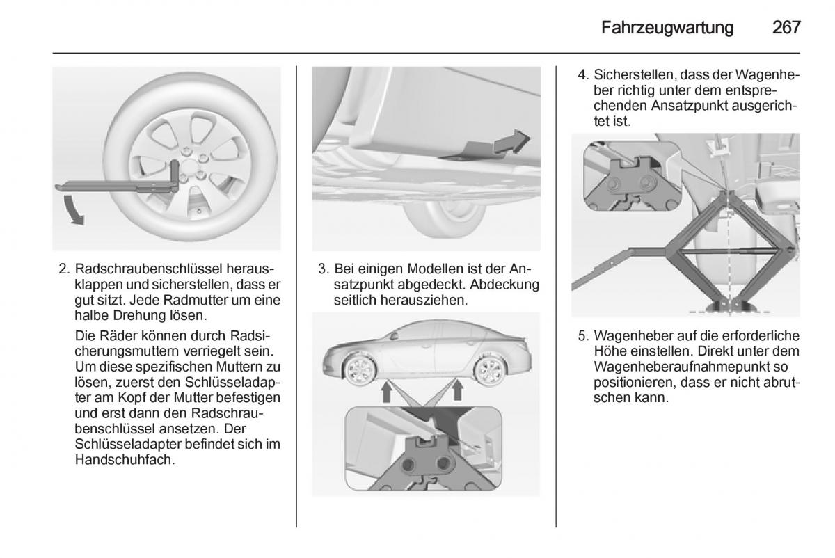 Opel Insignia Handbuch / page 269