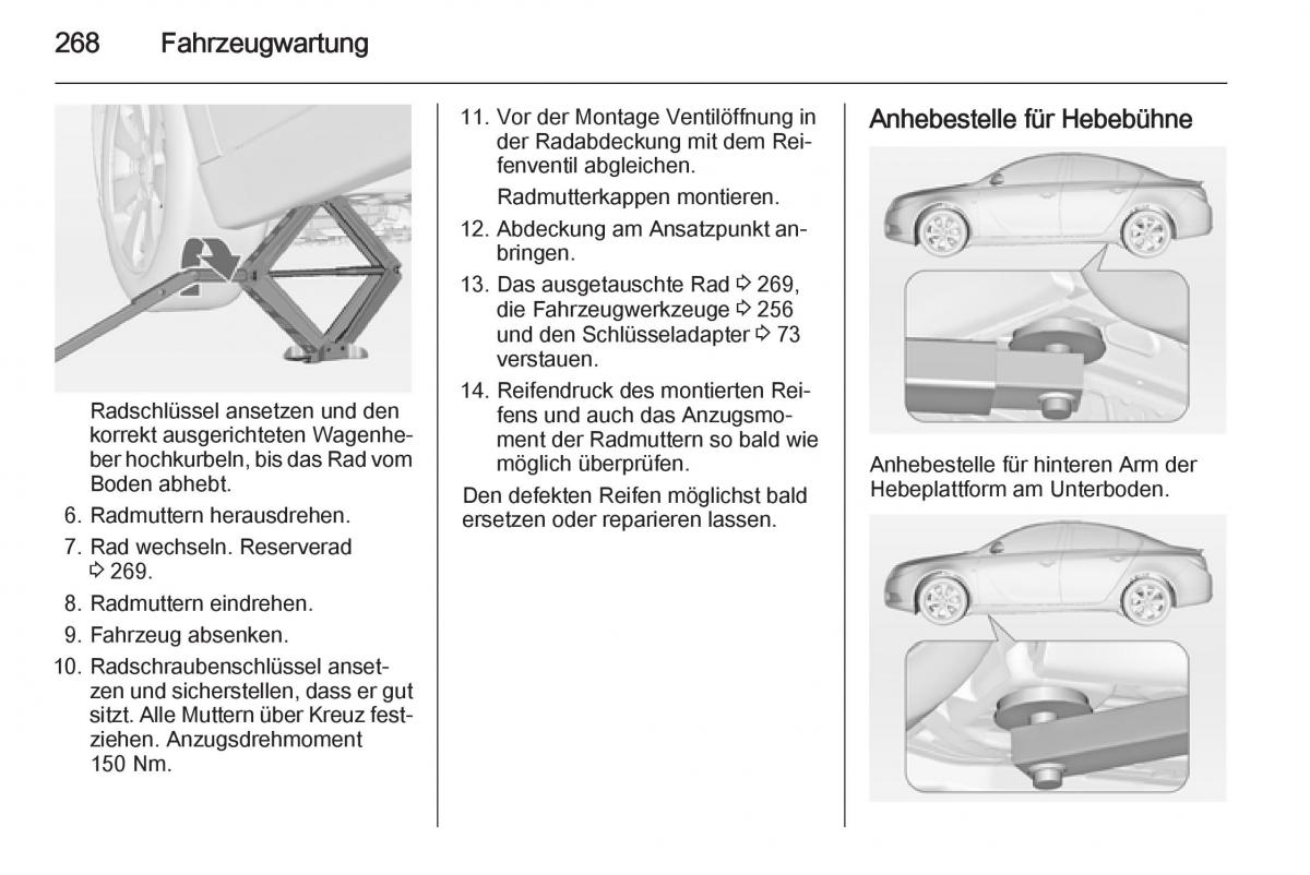 Opel Insignia Handbuch / page 270